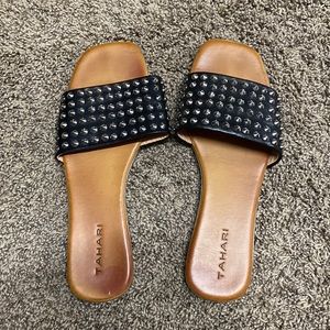Cute black sandals